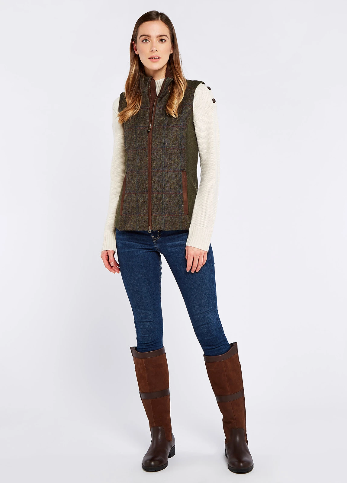 Dubarry Juniper Tweed Gilet - Hemlock 6 Dubarry Juniper Tweed Gilet - Hemlock - Image 4