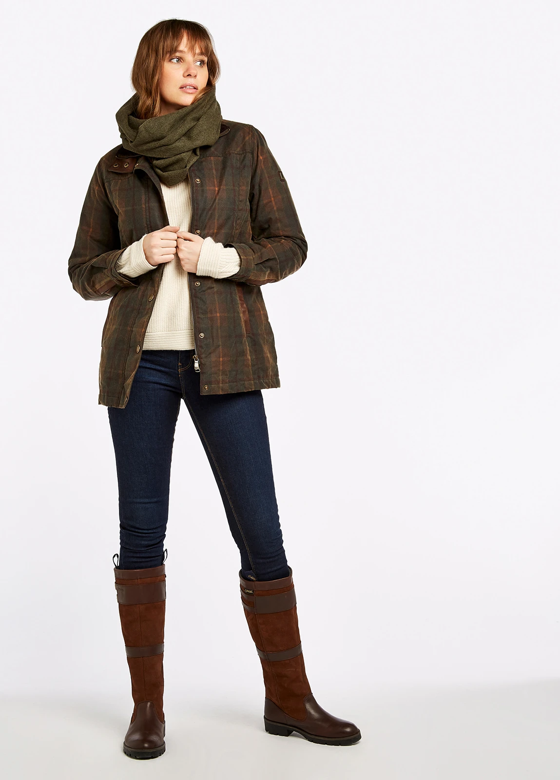 Dubarry Annestown Wax Jacket - Hunter Brown 6 Dubarry Annestown Wax Jacket - Hunter Brown - Image 4