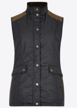 Dubarry Pembroke Wax Gilet - Midnight -Dubarry Sales 421683 01