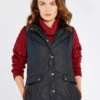 Dubarry Pembroke Wax Gilet - Midnight -Dubarry Sales 421683 03