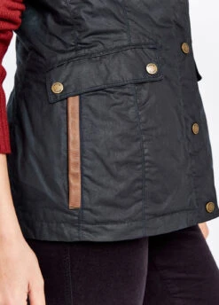 Dubarry Pembroke Wax Gilet - Midnight -Dubarry Sales 421683 04