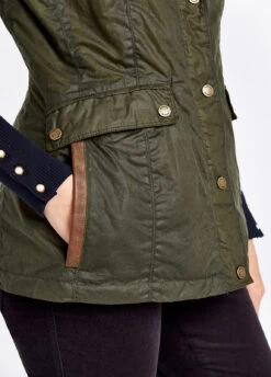 Dubarry Pembroke Wax Gilet - Pine -Dubarry Sales 421691 05
