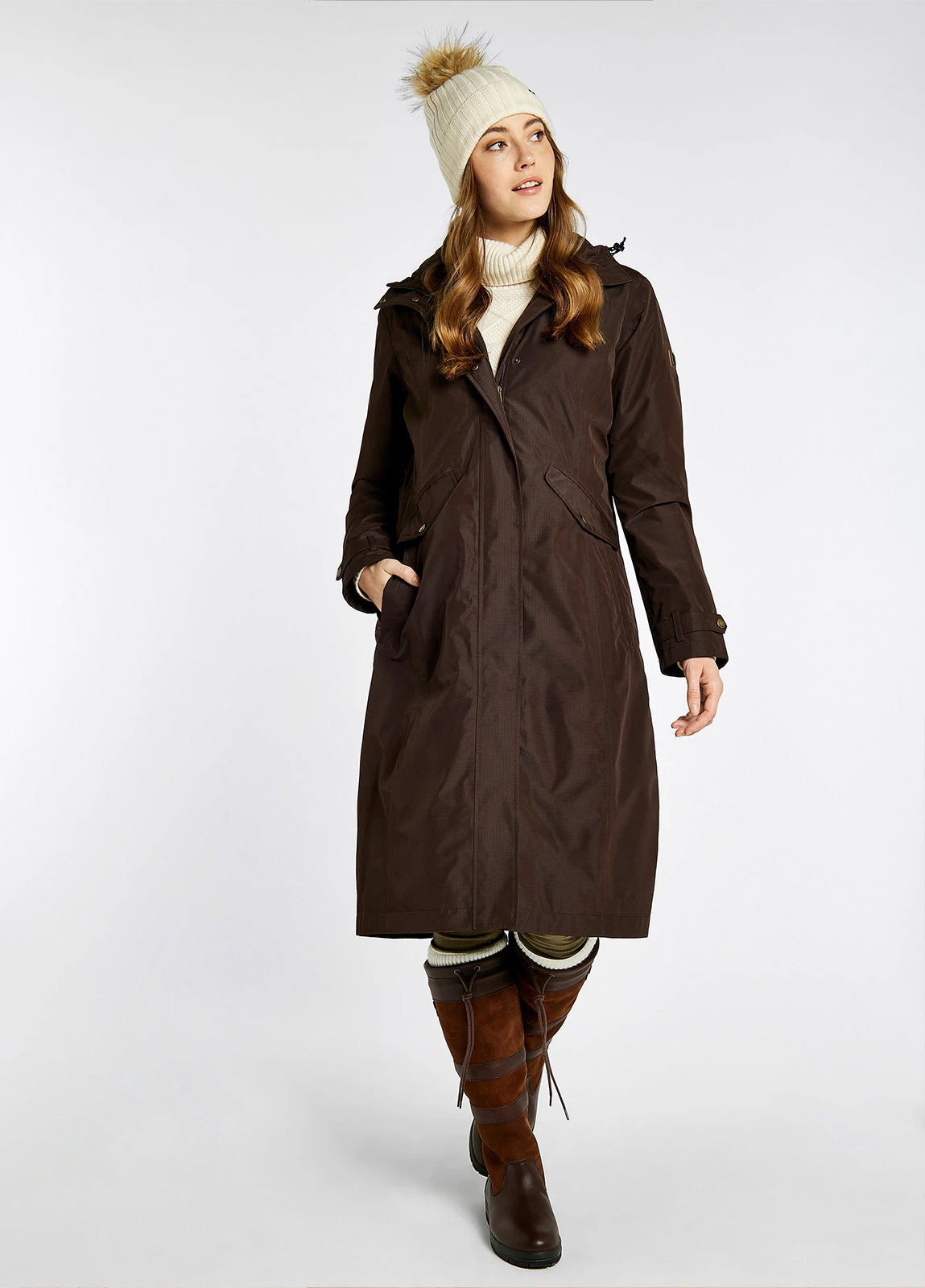 Dubarry Alderford Waterproof Coat - Mahogany 4 Dubarry Alderford Waterproof Coat - Mahogany - Image 2
