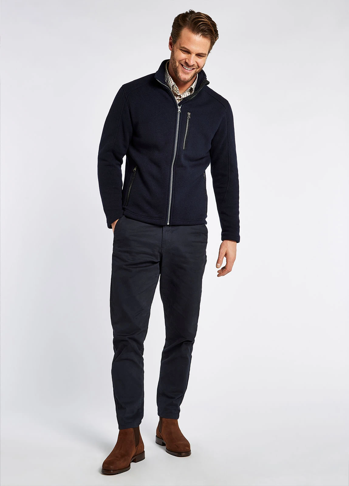 Dubarry Whitepark Full Zip Jacket - Navy 5 Dubarry Whitepark Full Zip Jacket - Navy - Image 3