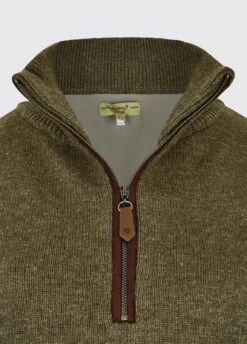 Dubarry Morrisey Zip Neck Sweater - Dusky Green -Dubarry Sales 422349 2