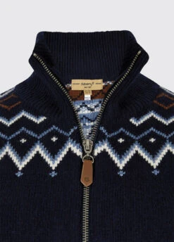 Dubarry Balbriggan Full Zip Sweater - Navy -Dubarry Sales 422403 2