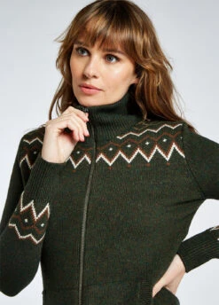 Dubarry Balbriggan Full Zip Sweater - Olive 11 Dubarry Balbriggan Full Zip Sweater - Olive -Dubarry Sales 422409 5