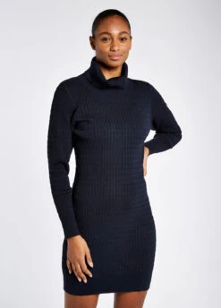 Dubarry Raheen Fitted Dress - Navy