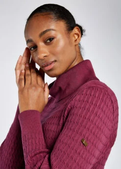 Dubarry Raheen Fitted Dress - Currant 9 Dubarry Raheen Fitted Dress - Currant -Dubarry Sales 422934 4