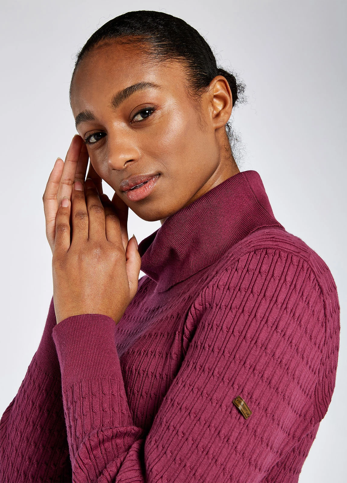 Dubarry Raheen Fitted Dress - Currant 6 Dubarry Raheen Fitted Dress - Currant - Image 4