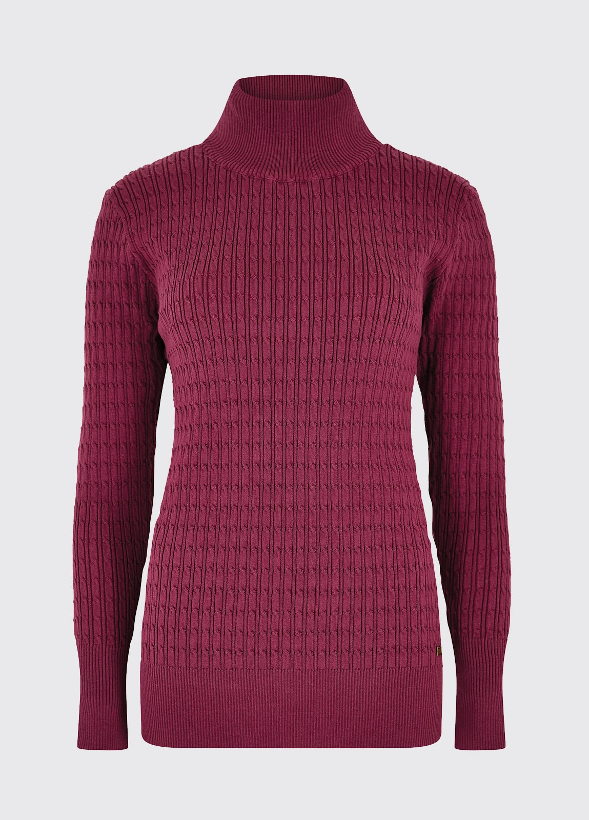Dubarry Hacketstown Funnel Neck Sweater - Currant 4 Dubarry Hacketstown Funnel Neck Sweater - Currant - Image 2