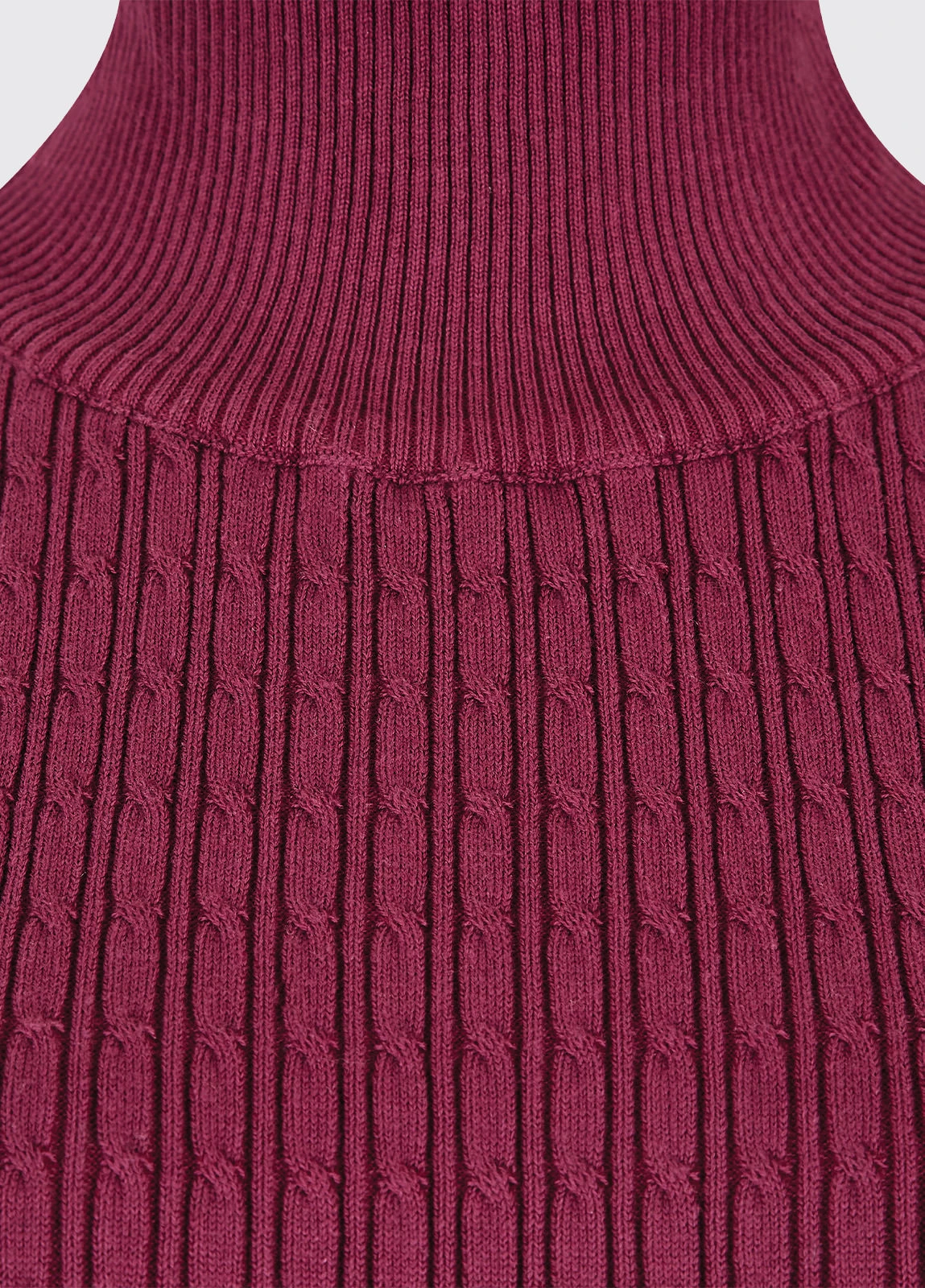 Dubarry Hacketstown Funnel Neck Sweater - Currant 8 Dubarry Hacketstown Funnel Neck Sweater - Currant - Image 6