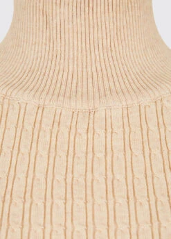 Dubarry Hacketstown Funnel Neck Sweater - Oyster -Dubarry Sales 423966 2