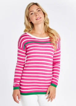 Dubarry Leixlip Sweater - Orchid Multi