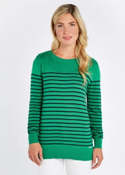 Dubarry Portlaw Lightweight Sweater - Kelly Green