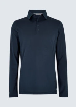 Dubarry Freshford Long-sleeved Polo - Navy -Dubarry Sales 425503 14ZOp7DyJfJAT6
