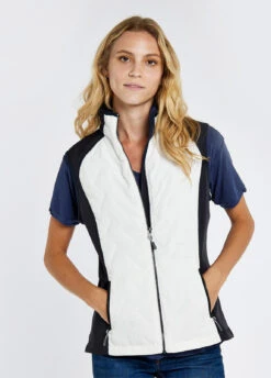 Dubarry Redbarn Performance Gilet - White Multi