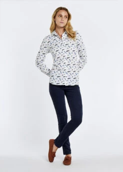 Dubarry Cherryblossom Printed Shirt - White -Dubarry Sales 428100 2OiJu2w9Azcbl4