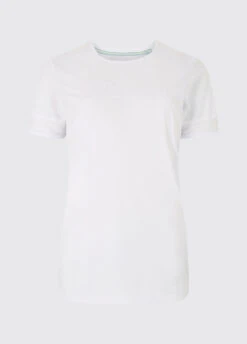 Dubarry Trim Active T-shirt - White -Dubarry Sales 428700 1WeDO1cl83Iu8R