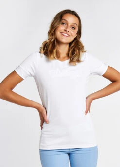 Dubarry Trim Active T-shirt - White