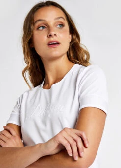 Dubarry Trim Active T-shirt - White -Dubarry Sales 428700 4