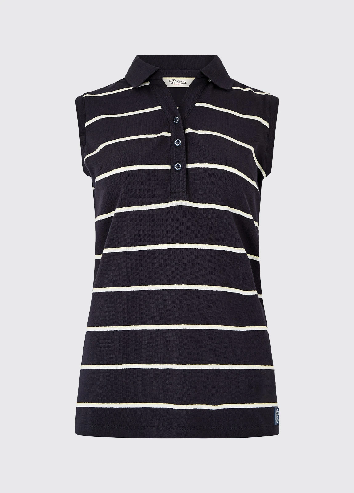 Dubarry Gracehill Striped Polo - Navy 7 Dubarry Gracehill Striped Polo - Navy - Image 5