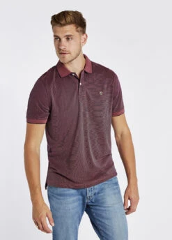 Dubarry Mullaghmore Striped Polo - Ruby