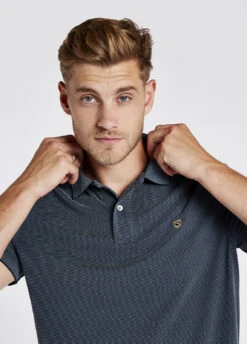 Dubarry Mullaghmore Striped Polo - Steel -Dubarry Sales 429490 4