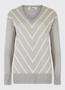 Dubarry Pilltown Sweater - Platinum - Size EU 36