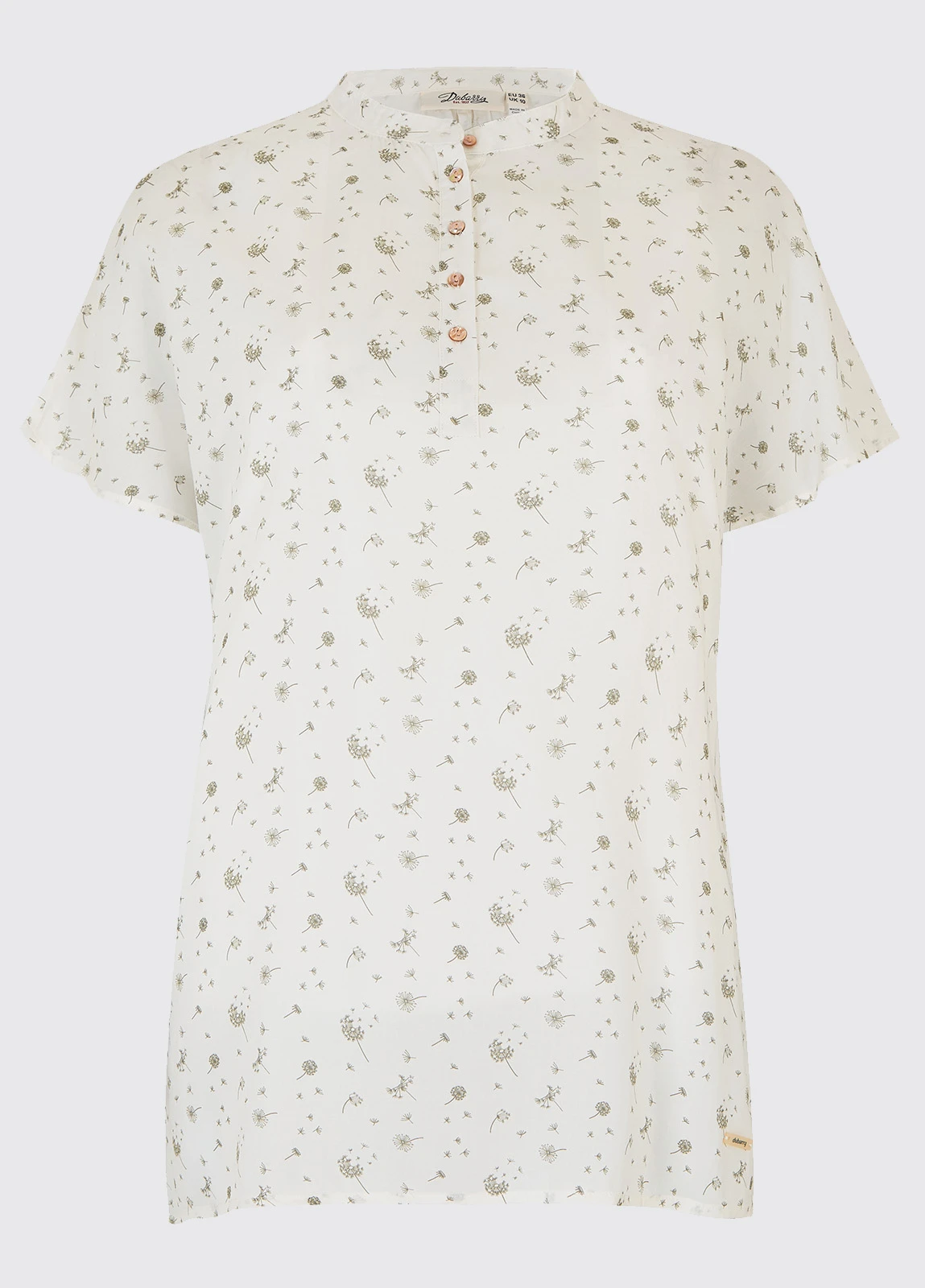 Dubarry Waterfall Printed Top - White 4 Dubarry Waterfall Printed Top - White - Image 2
