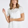 Dubarry Waterfall Printed Top - White -Dubarry Sales 431200 3
