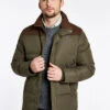 Dubarry Talbot Down Filled Jacket - Olive -Dubarry Sales 432809 2