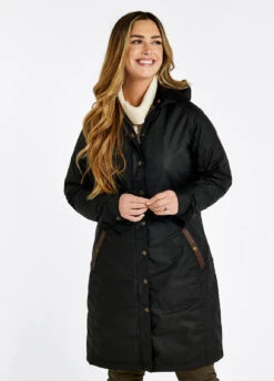 Dubarry Redington Wax Coat - Black
