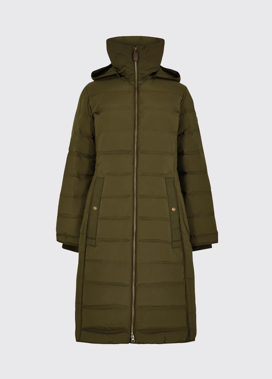 Dubarry Meyers Long Length Coat - Olive 9 Dubarry Meyers Long Length Coat - Olive - Image 7