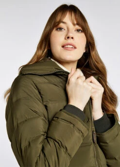 Dubarry Meyers Long Length Coat - Olive 12 Dubarry Meyers Long Length Coat - Olive -Dubarry Sales 433909 5