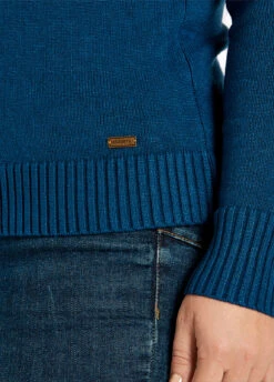 Dubarry Rosmead Sweater - Peacock Blue -Dubarry Sales 434255 5
