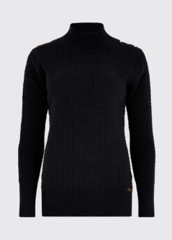 Dubarry Monkstown Cable Stitch Sweater - Navy -Dubarry Sales 434303 1