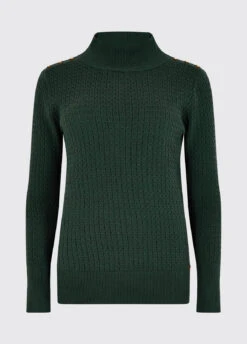 Dubarry Monkstown Cable Stitch Sweater - Verdigris -Dubarry Sales 434339 1