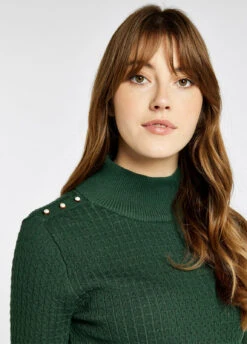 Dubarry Monkstown Cable Stitch Sweater - Verdigris -Dubarry Sales 434339 4