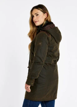 Dubarry Blacklion Waxed Cotton Jacket - Olive -Dubarry Sales 435109 5