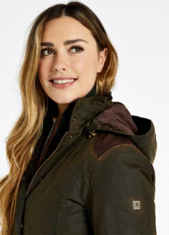 Dubarry Blacklion Waxed Cotton Jacket - Olive -Dubarry Sales 435109 7