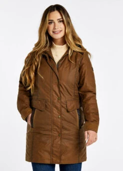 Dubarry Blacklion Waxed Cotton Jacket - Cigar