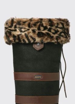 Dubarry Faux Fur Boot Liners - Leopard