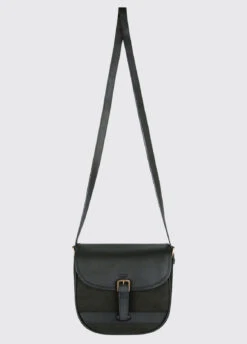 Dubarry Clara Leather Saddle Bag - Black
