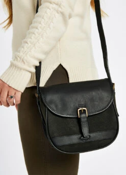 Dubarry Clara Leather Saddle Bag - Black -Dubarry Sales 941701 2LHyJRsY1V18js