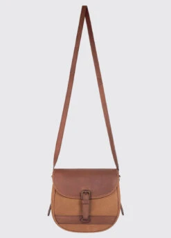 Dubarry Clara Leather Saddle Bag - Brown