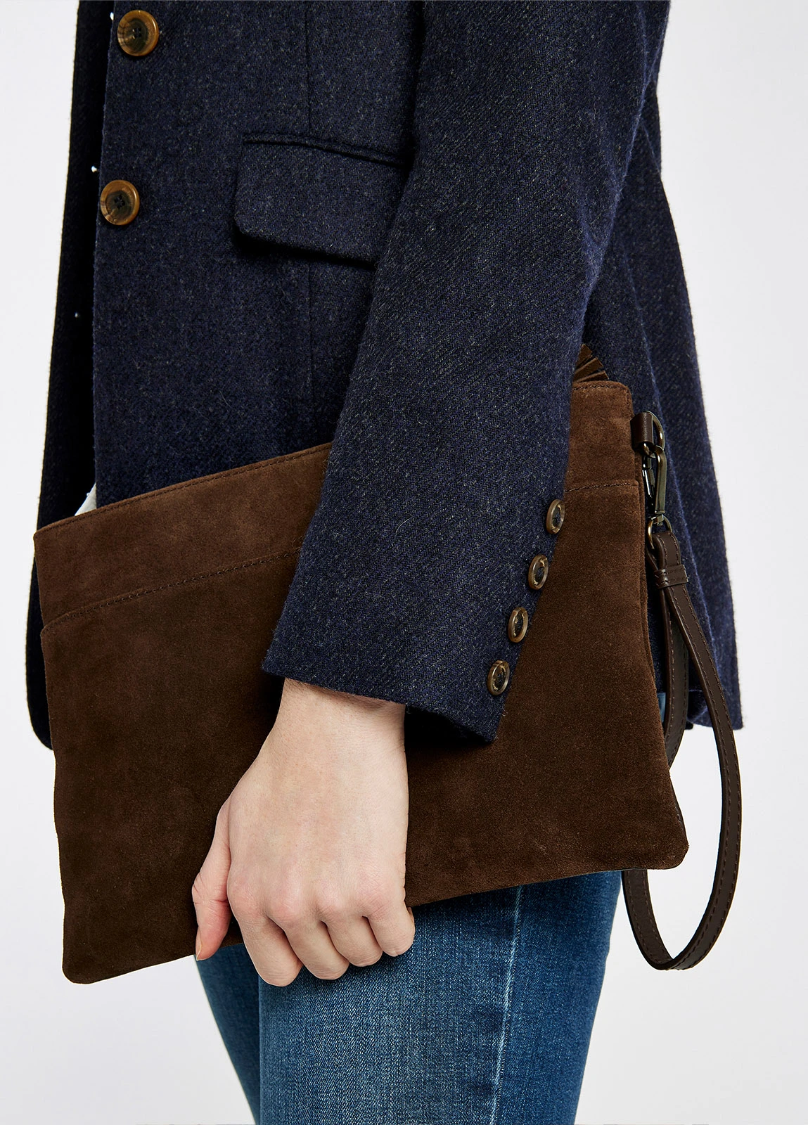 Dubarry Millymount Suede Clutch - Cigar 5 Dubarry Millymount Suede Clutch - Cigar - Image 3