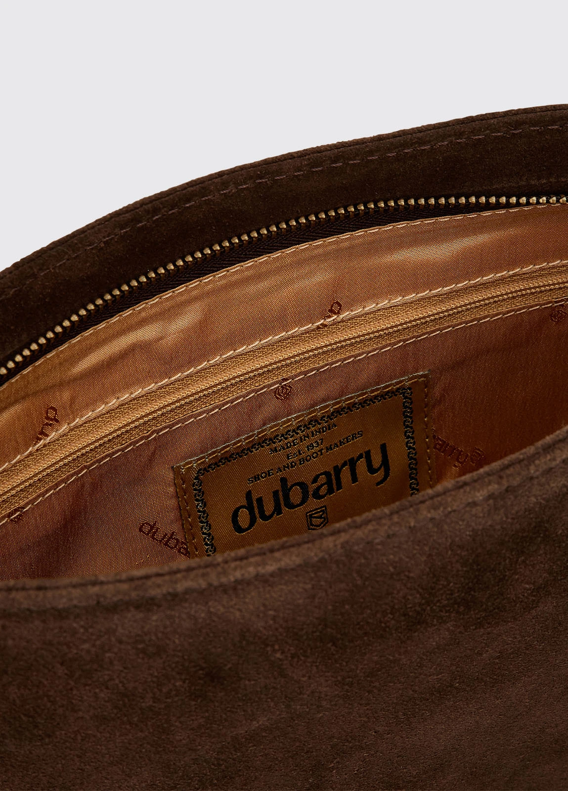 Dubarry Millymount Suede Clutch - Cigar 8 Dubarry Millymount Suede Clutch - Cigar - Image 6