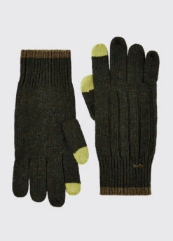 Dubarry Marsh Knitted Gloves - Olive