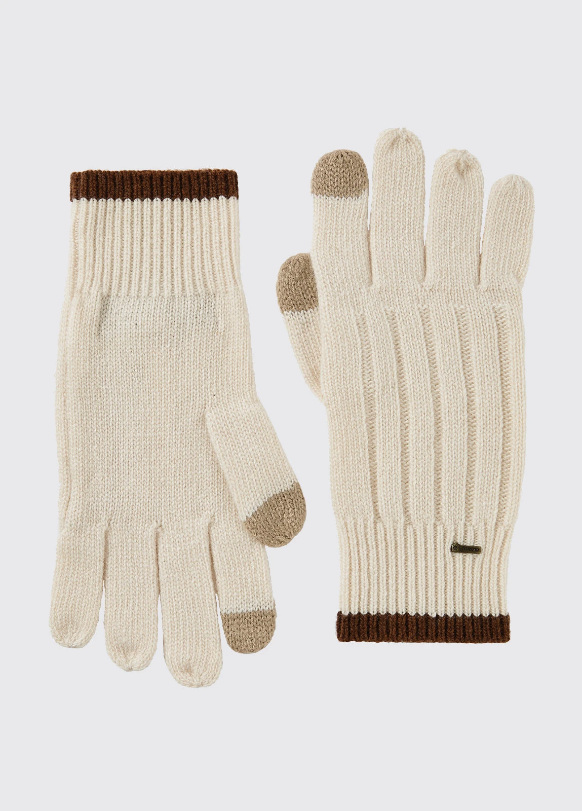 Dubarry Marsh Knitted Gloves - Chalk 3 Dubarry Marsh Knitted Gloves - Chalk